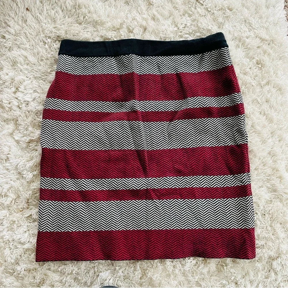 Elle Cotton Blend Fitted Bodycon Skirt Size L